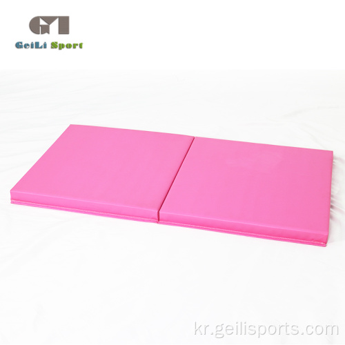 PVC 핑크 소프트 플레이 두꺼운 체육관 매트